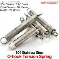 ๑ 304 Stainless Steel Pullback Tension Cylindroid Helical Coil Small Mini Extension Spring WD 1.4mm 1.5mm