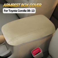 hot【DT】 2008 2009 2010 2012 2013 Corolla Microfiber Leather Armrest Cover Automotive Interior Accessories