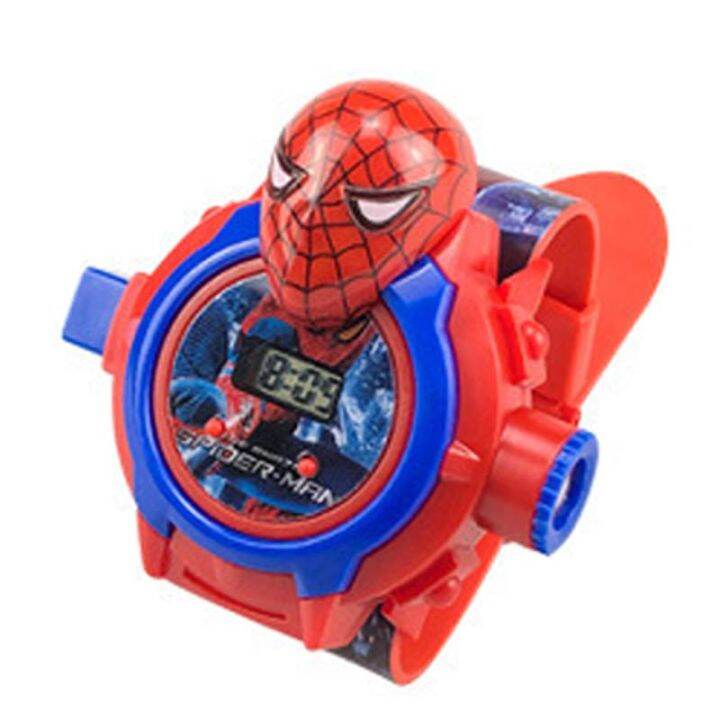 3d-cartoon-projector-watch-24-image-gift-projection-cartoon-pattern-นาฬิกาเด็กดิจิตอล-led-แสดงผล-นาฬิกาสำหรับเด็ก