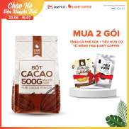 Bột cacao nguyên chất 100% - Light cacao không đường dùng làm socola