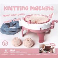 48 Needles Knitting Machine Weaving Machine Manual Automatic Weaving Kit Childrens DIY Sewing Machine Woven Scarves Woven Hats