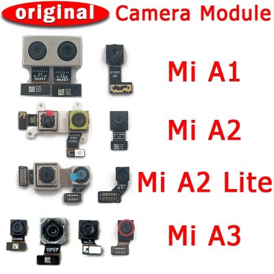 กล้องหน้าหลังของแท้สำหรับ Mi A1 5X A2 Lite 6X A3หันหน้าหลักด้านหน้าโมดูลกล้องชิ้นงอสำหรับเปลี่ยนอะไหล่