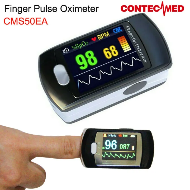 CONTECMED CMS50E OLED Fingertip Pulse Oximeter 24 Hours Record SPO2