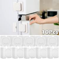 ♦ 10Pcs Baby Safety Cabinet Locks Children Refrigerator Door Drawer Lock Security Protection Anti-pinching Lock Buckle Kids Safety