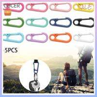 CBT 5pcs คุณภาพสูง ตะขอโลหะผสมสังกะสี ประตูชุบ Snap Clasp Clip Spring Buckles Carabiner Purses Handbags Bag Belt Buckle