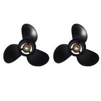 2X Marine Engine Outboard Propeller 9 1/4 x 10 for 15-20HP