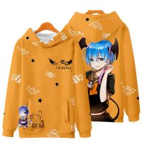 Anime Re:Zero Natsuki Subaru Cosplay Hoodies kawaii Sweatshirt Women Men Unisex Harajuku Pullover Harajuku Sportswear Clothing