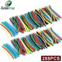 280pcs/lot termoretractil tubo 14m 2:1 colorful Tube Heat Shrink Tubing Car Cable Sleeving Assortment Wrap Wire Kit with Tube Cable Management