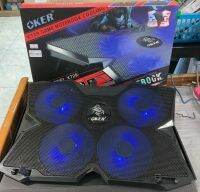 OKER พัดลมรองโน๊ตบุ็ค Gaming Laptop Cooling Pad 4 Fans รุ่น X729 (สีดำ)