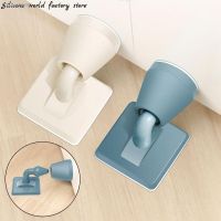 ◆ Silicone world Silicone Anti-collision Door Stop Mute Door Stopper Punch-free Suction Door Buckle Bumper Door Pads Self Adhesive