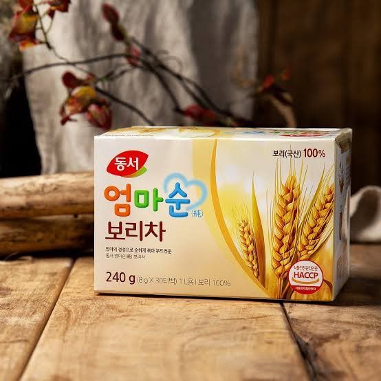 ชาเกาหลี-ชาเพื่อสุขภาพ-dongsuh-ชาข้าวบาร์เลย์-dong-suh-mom-pure-barley-tea-240g-8g-x-30tซอง