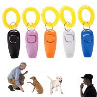 Dog Training Clicker Plastic New Dogs Trainer Aid Tools Adjustable Wrist Sound Chain Supplies