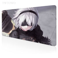 2022เซ็กซี่เนอร์ automata 2B แผ่นรองเมาส์ Gamer XL HD คอมพิวเตอร์ M ousepad XXL แผ่นรองเม้าส์แป้นพิมพ์แผ่นยางธรรมชาติพรมเมาส์คณิตศาสตร์