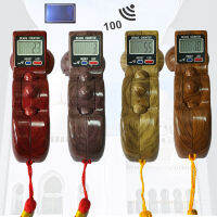 100เสียงบี๊ป Tasbih ดิจิตอล LED แบตเตอรี่เปลี่ยนได้