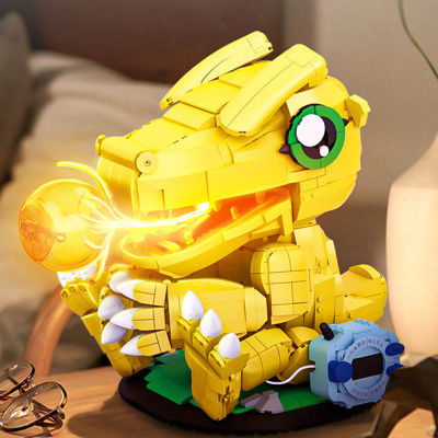 Senbao 609317-23ของเล่นเด็กดิจิตอล Garulu Beast ประกอบเครื่องบรรจุบล็อกตัวต่อโมเดลไทแรนโนซอรัสของเล่น