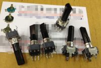 【CW】 5pcs/lot Japan ALPS 09-type vertical single potentiometer A20K handle length 23MMF