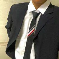 TB Thom Men 39;s Necktie Unisex Classic CottonTie Korean Style Simple All match Trendy Formal Neck Ties For Men Women