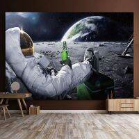 Web celebrity insNASA astronauts background cloth studio dorm rooms bedroom dress up decoration tapestries hang cloth