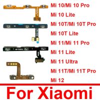 【CW】 Volumen y botón de encendido Cable flexible para Xiaomi Mi Note 10 M1910F4G Control Audio reparación bloqueo pantalla