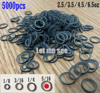 5000Pcs ทันตกรรมจัดฟัน Elastics Ligature Ties ยาง Bands Latex ces 2.53.54.56.5OZ Black