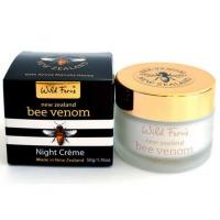 Wild fern bee venom night creamไวล์ดเฟิร์น บีวีนอม ไนท์ครีมกับแอคทีฟมานูก้าฮันนี่ 50กรัม