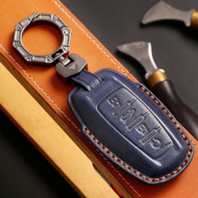 Key Cover Case Car Keyring Shell for Great Wall Haval Jolion 2022 H6 H7 H4 H9 F5 F7 F7X F7H H2S GMW Dargo Genuine Leather