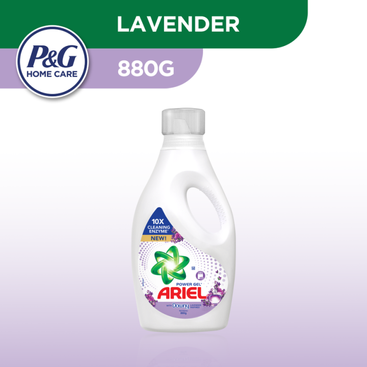 Ariel Liquid Detergent Lavender 880g Bottle (Laundry, Detergent