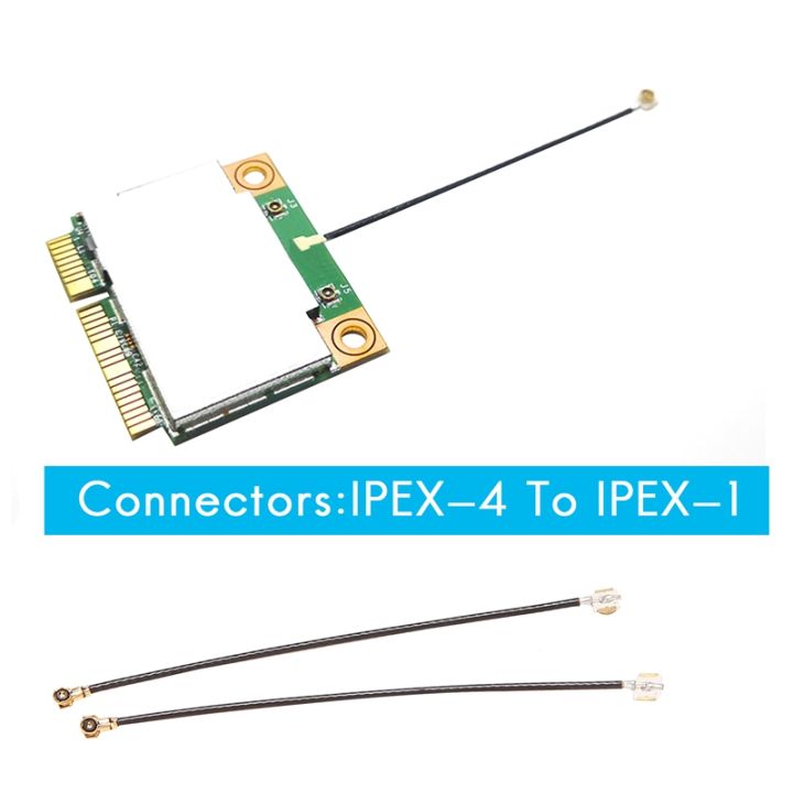 2pcs-5cm-length-ipex-4-ufl-female-to-ipex-1-connector-cable-antenna-for-intel-ax200-ax210-bcm94360hmb