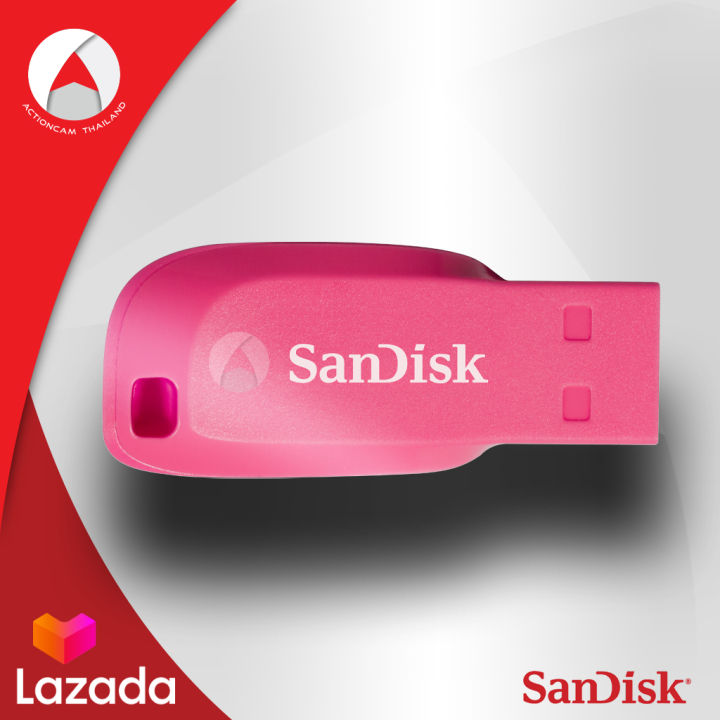 sandisk-cruzer-blade-usb-2-0-แฟลชไดร์ฟ-32gb-sdcz50c-032g-b35pe-pink-เมมโมรี่-แซนดิส-แฟลซไดร์ฟ-ประกัน-synnex-รับประกัน-5-ปี