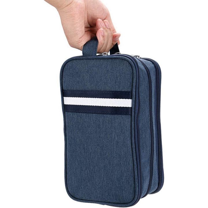 travel-toiletry-wash-bag-dry-amp-wet-separation-gym-shaving-organiser-bag-with-3-compartments