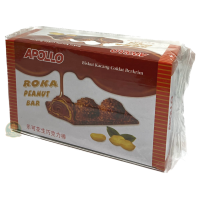 Apollo Roka Peanut Bar ช๊อคโกแลตถั่วลิสง มี 24 ชิ้น