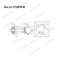 10ชิ้น XT30PW-M ปลั๊กไฟสีดำแผงวงจรแนวนอน2มิลลิเมตรกล้วยขั้ว3มิลลิเมตรเชื่อมขาสำหรับชาร์จควบคุมเชื่อมต่อ