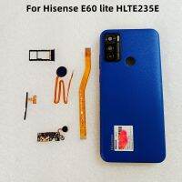 สําหรับ Hisense E60 Lite HLTE235E USB แท่นชาร์จบอร์ดสายไฟที่ใส่ซิมการ์ดลายนิ้วมือปกหลังชิ้นส่วนกระจกถ่ายภาพ