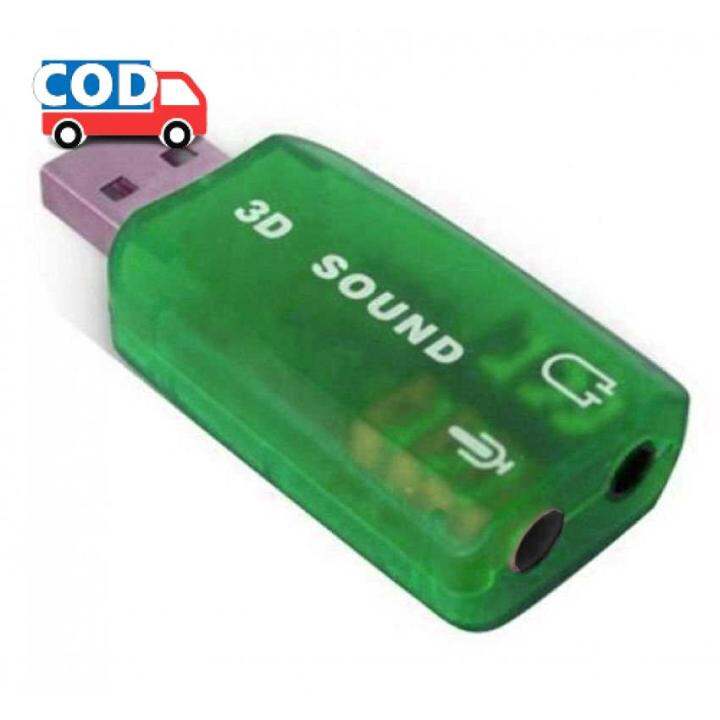 External Sound Card USB DSP 5.1 Eksternal Mono Channel untuk Audio PC
