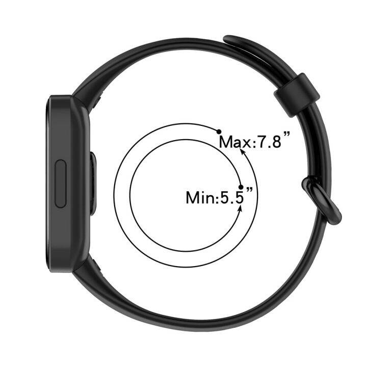 สายรัดซิลิโคนสำหรับนาฬิกา-xiaomi-mi-2-lite-ต้นตำรับ-smartwatch-band-wristband-strap-strap-สำหรับ-redmi-สายนาฬิกา-watch2
