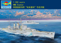 * เป่าแตร1350 05350 Scale HMS Exeter Heavy Cruiser Military Assembly Model Kit