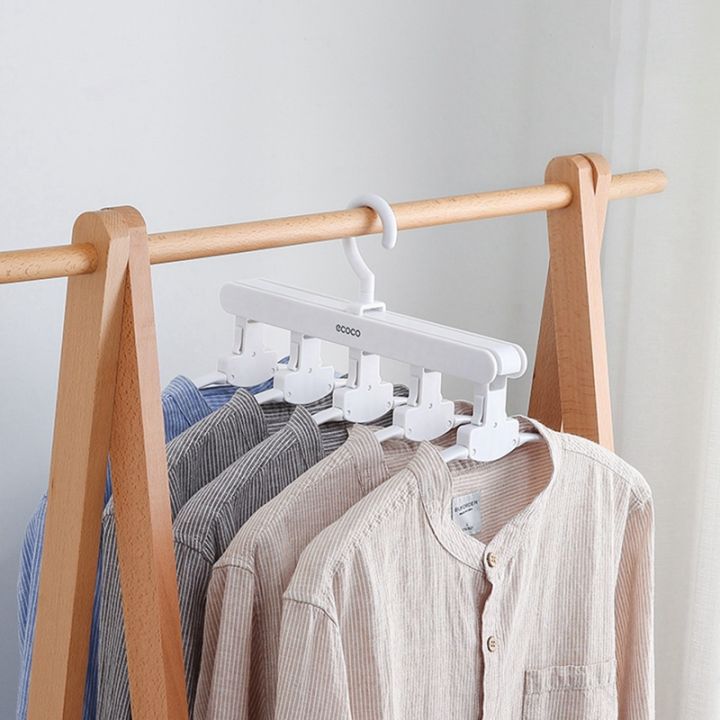 ecoco-5-in-1-clothes-rack-multifunction-shelves-multi-functional-wardrobe-magic-clothes-hanger-coat-storage-organization