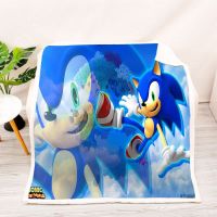 Cartoon printed 3D wool blanket for adults/children, wearable blanket Sherpa blanket 13