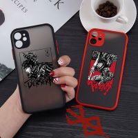 （ใหม่） Berserk Guts อะนิเมะเคสโทรศัพท์โปร่งใสสำหรับ Iphone 14 11 12 13 Mini X Xs Xr Pro Max Plus Swordsman Gatsu การเสียสละ Zod Cover