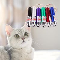 ✇✁ Laser Pointer Cat Toy 2 In 1 Led Infrared Pen Training Teasing Cat Games Interactive Toys Interesting Accessories Pet Supplies