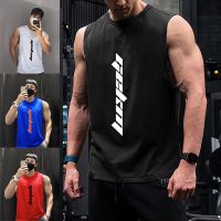 M-4XL เสื้อกล้ามผู้ชาย เสื้อกล้ามออกกำลังกาย Sleeveless Quick-drying Gym Training Sports Singlet Men