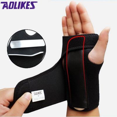 ♗¤ AOLIKES 1 Pcs Weight Lifting Gym Training Sports Wristbands Wrist Support Straps Wraps Hand Carpal Tunnel Injury Splint