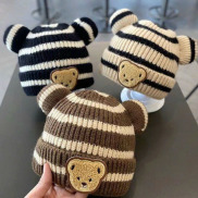 Mũ beanie Trùm Đầu Giữ Ấm Cho Bé Trai & Gái Sơ Sinh Từ 0-24 Tháng Tuổi