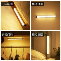 ✖❉✲ Ambry rechargeable lednight light wireless human body inductionof the kitchen closet corridor lights unplugged home