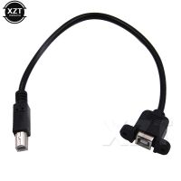 USB Print Cable USB B Male to Female Printing Cable Printer Scanner Extension Cord Panel Mount Extend Cable Wires  Leads Adapters