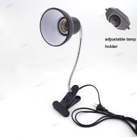 Adjustable Light Bulb Base EU US Plug Flexible Desk Lamp Holder E27 Socket Desk Clip On Off Switch for Home Bedroom 17TH