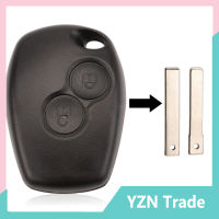 2-Button Socket Housing รีโมทคอนโทรลรถ Key Shell Cover Blank Keyless Embryo Replacement Parts【fast】