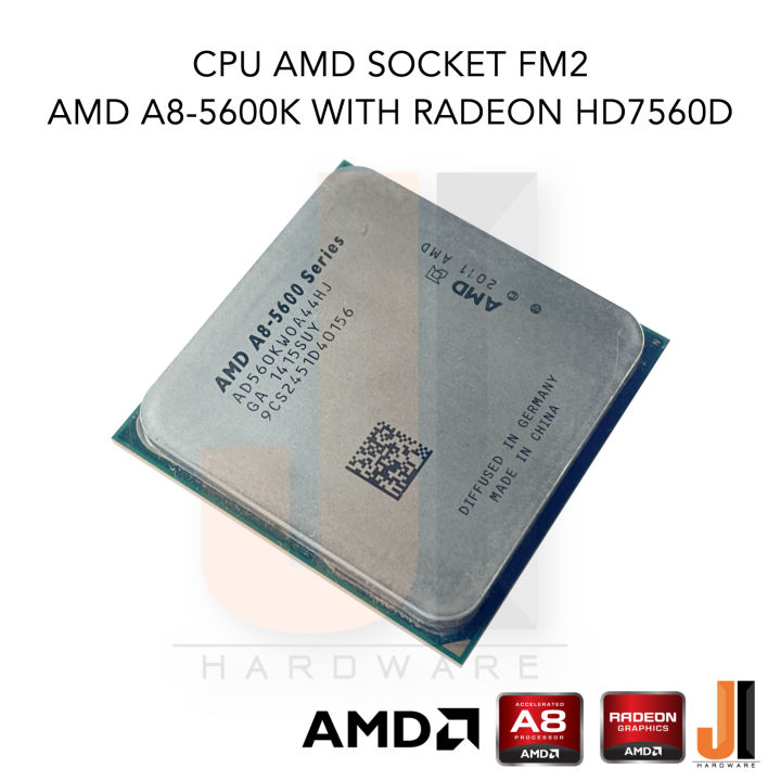 cpu-amd-a8-5600k-4-core-4-thread-3-6-3-9-ghz-4-mb-l2-cache-100-watts-tdp-no-fan-socket-fm2-สินค้ามือสองสภาพดีมีการรับประกัน