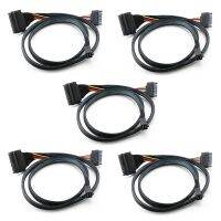 5X 0.5M/1.5Ft Mini SAS SFF 8643 to U.2 SFF-8639 Cable with 15 Pin Female SATA Connector SSD Power Cable Wire 12Gb/S