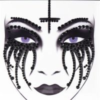 hot！【DT】△♛☂  Fake Face Jewelry Rhinestone Sticker for Night Clubbing Makeup